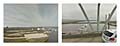 Port Neches Atlantic Road. Port Neches, Texas.  180&deg; Diptych.  Keystone XL Pipeline terminus.  Google Street View 2013.