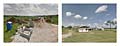 River Road, Big Sandy, Texas.  180&deg; Diptych.  Keystone XL Pipeline construction corridor.  Google Street View 2013.