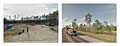 Texas 146, Polk Co., Texas.  180&deg; Diptych.  Keystone XL Pipeline construction corridor.  Google Street View 2013.