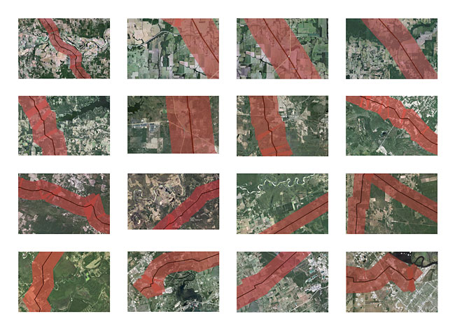 Two-mile wide Voluntary Evacuation Zone.  Texas.