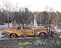 Hidden Pine Ct neighborhood. Tubbs Fire aftermath. Santa Rosa, California.