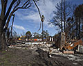 Coffey Park neighborhood. Tubbs Fire aftermath. Santa Rosa, California.